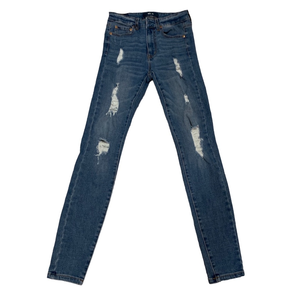 Aeropostale Ladies high rise distressed jeggings jeans